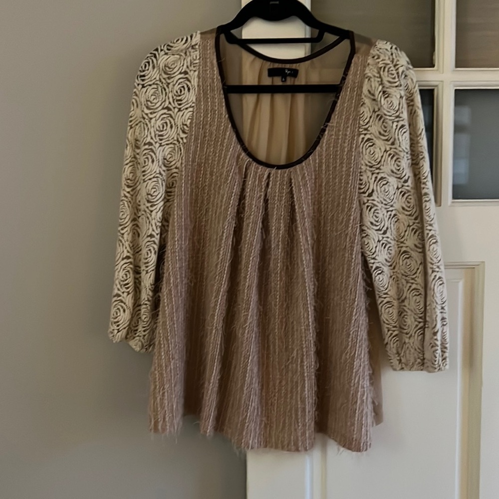 Ryu top with multi texture in top